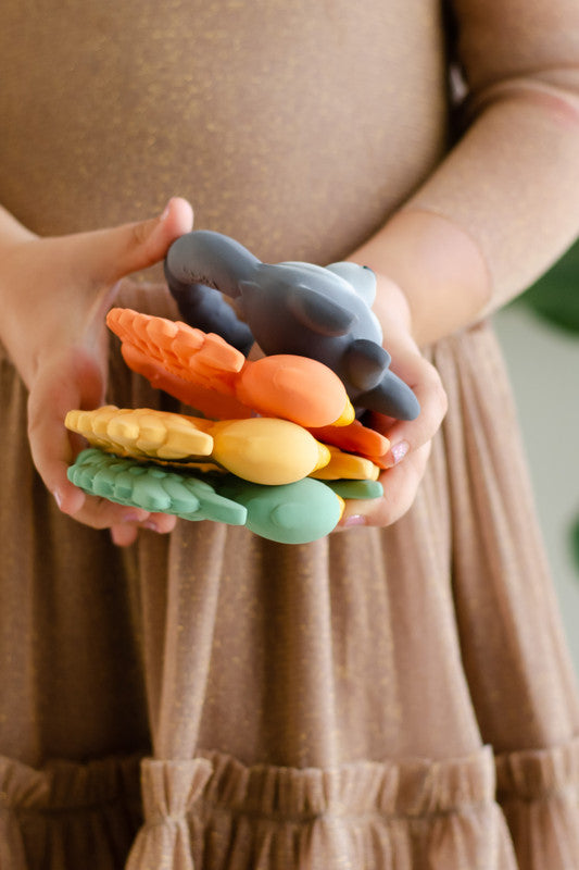 Natruba - Teether Parrot - Orange - Laadlee