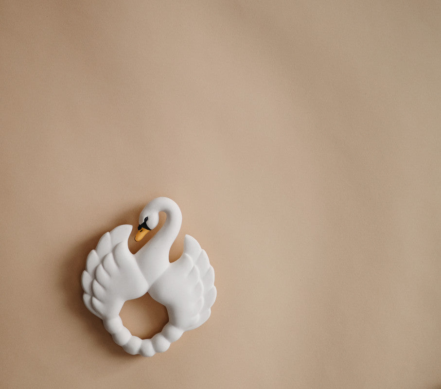 Natruba - Teether Swan - White - Laadlee