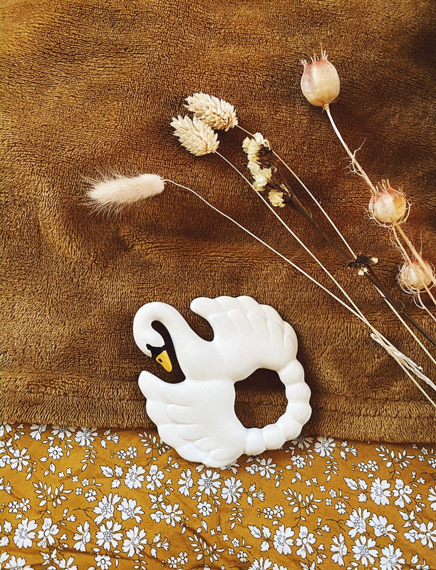 Natruba - Teether Swan - White - Laadlee