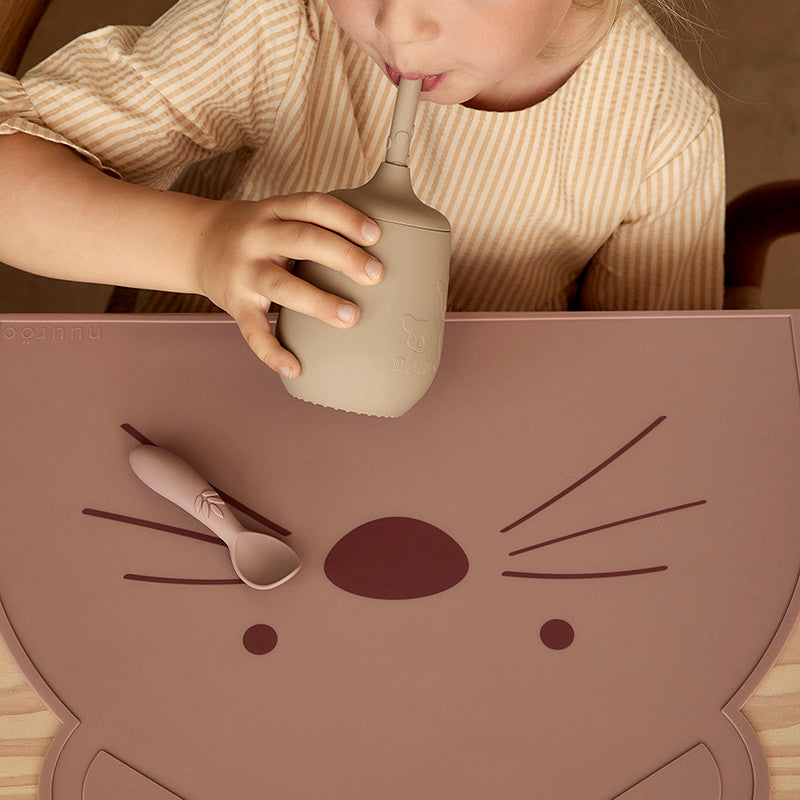 Nuuroo Ester Ear Silicone Placemat - Caramel Café - Laadlee