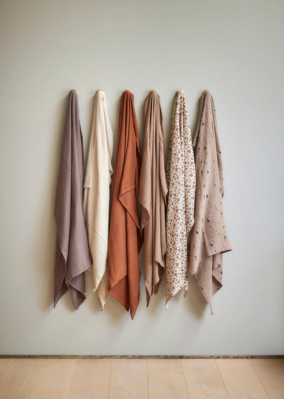 Nuuroo Barri Muslin Swaddle - White Onyx - Laadlee