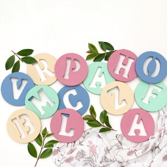 One.Chew.Three Alphabet Chews Silicone Teether - R - Cream - Laadlee