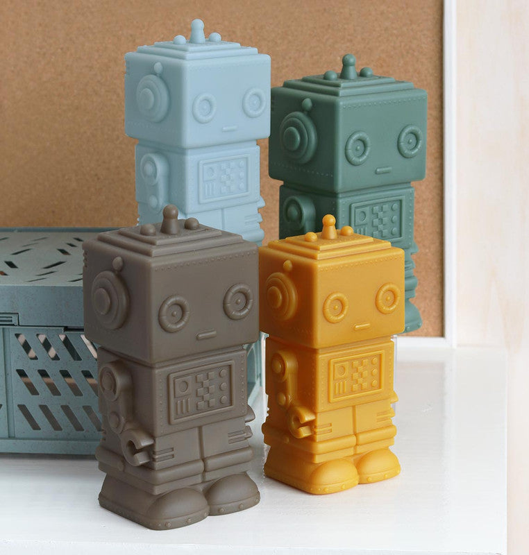 A Little Lovely Company Money Box - Robot Ash Brown - Laadlee