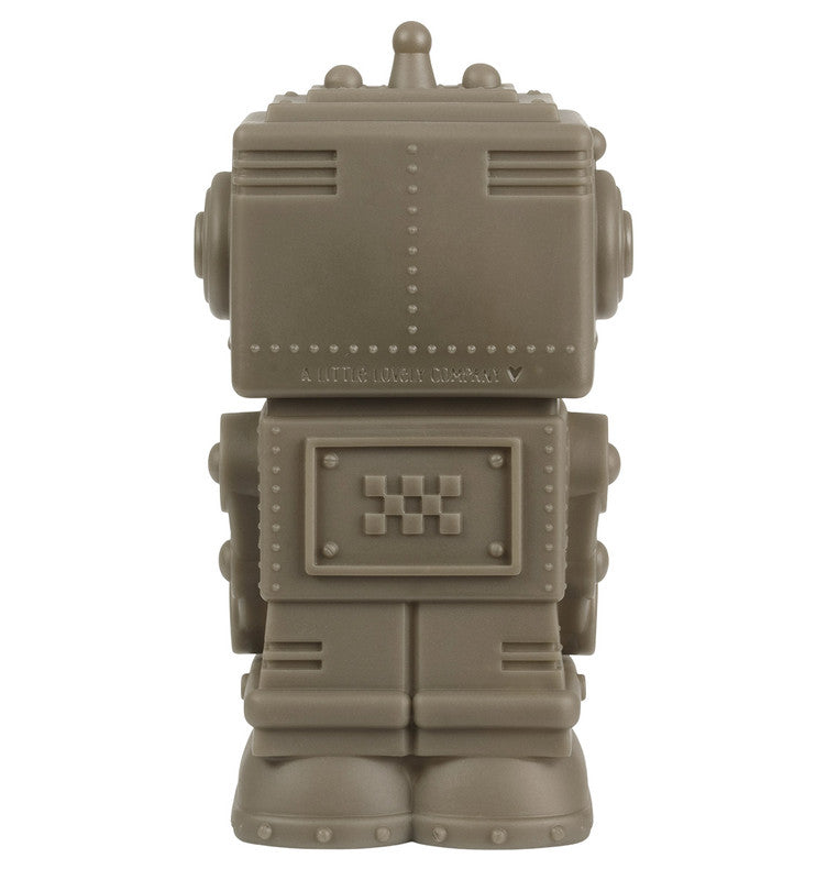 A Little Lovely Company Money Box - Robot Ash Brown - Laadlee