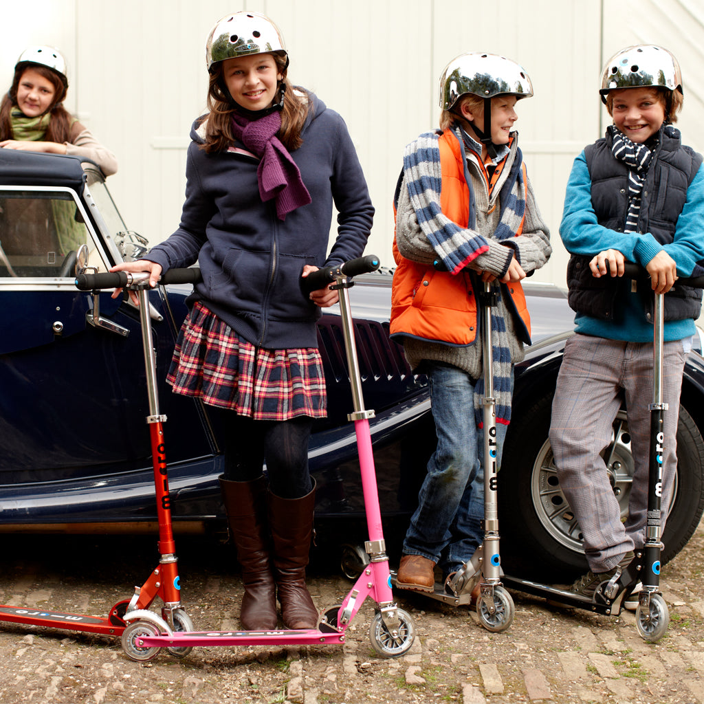 Micro Sprite Scooter with LED Wheels - Pink - Laadlee