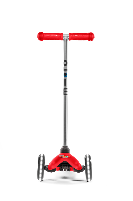 Micro Mini Classic Scooter with LED Wheels - Red - Laadlee