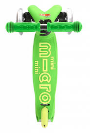 Micro Mini Deluxe Scooter with LED Wheels - Green - Laadlee