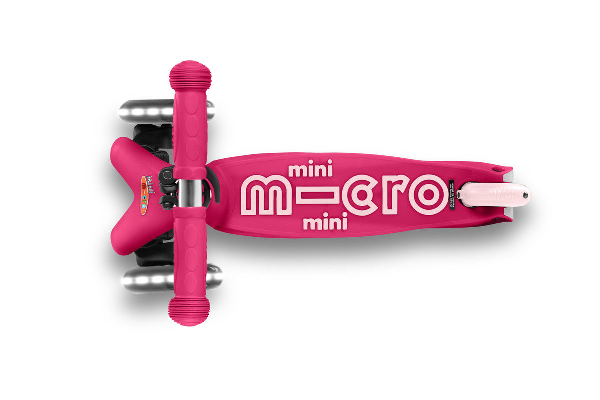 Micro Mini Deluxe Scooter with LED Wheels - Pink - Laadlee