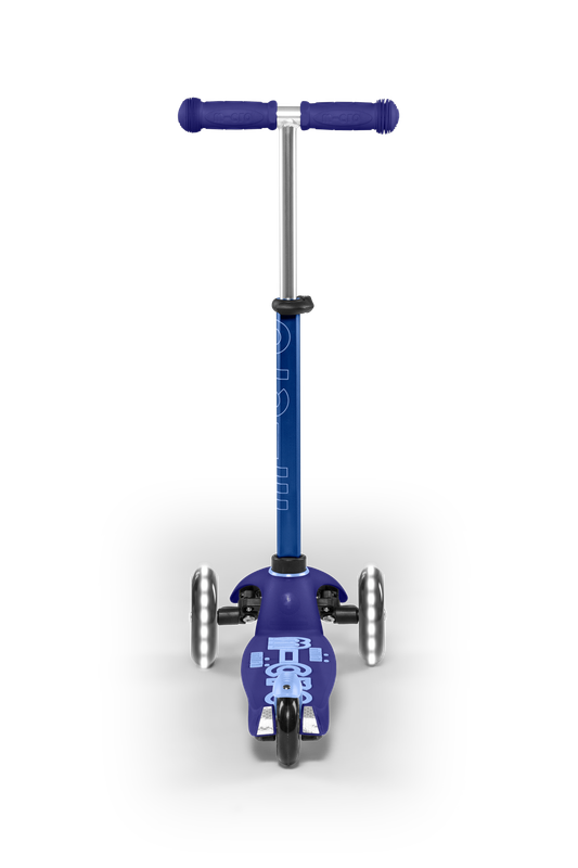 Micro Mini Deluxe Scooter with LED Wheels - Blue - Laadlee