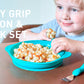 Marcus & Marcus - Silicone and Stainless Steel Easy Grip Spoon & Fork Set - Ollie - Laadlee