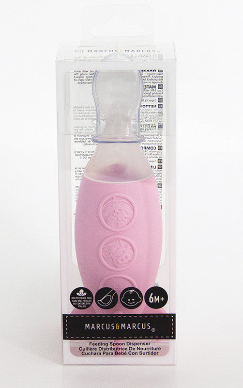 Marcus & Marcus - Feeding Spoon Dispenser - Pink - Laadlee