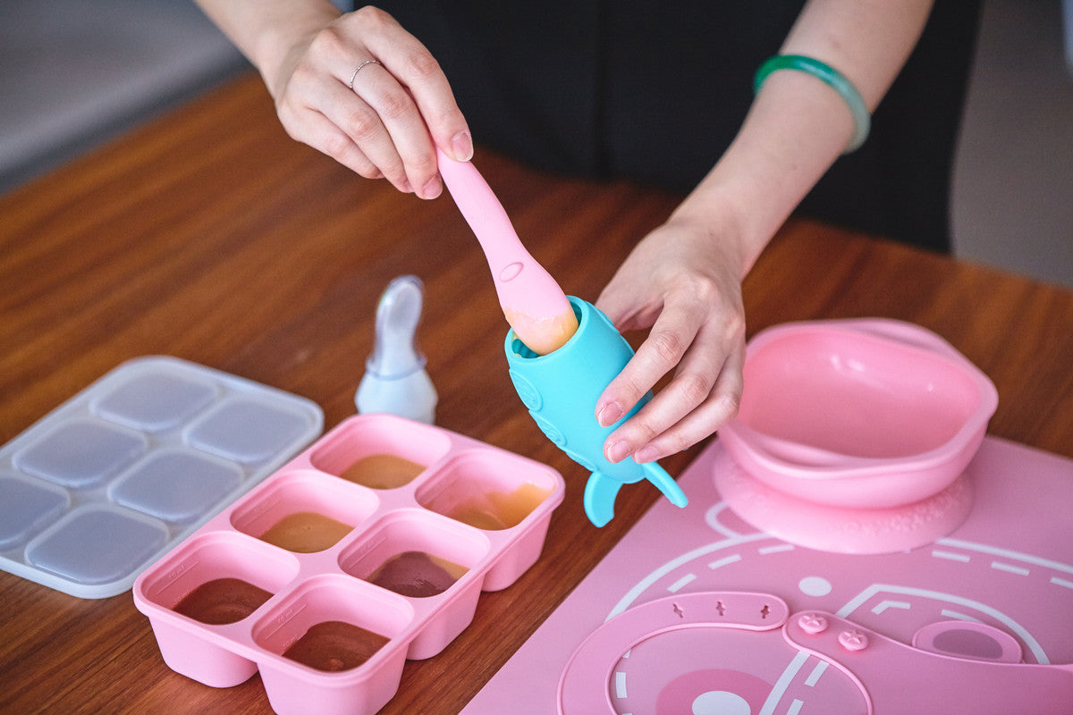 Marcus & Marcus - Feeding Spoon Dispenser - Blue - Laadlee