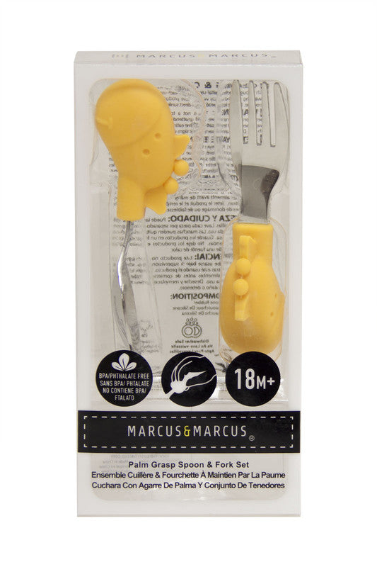 Marcus & Marcus - Palm Grasp Spoon & Fork Set - Lola - Laadlee