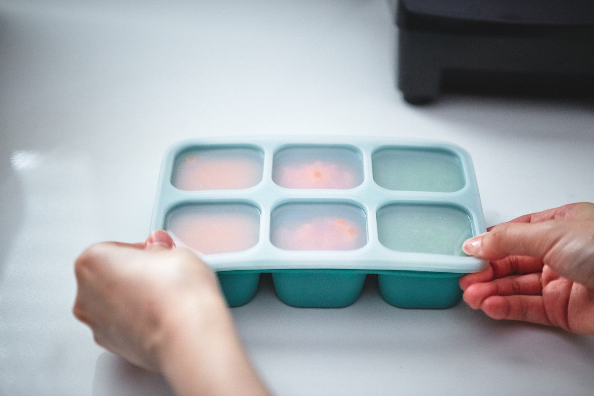 Marcus & Marcus - Silicone Food Freezer Cube Tray - Ollie - Laadlee