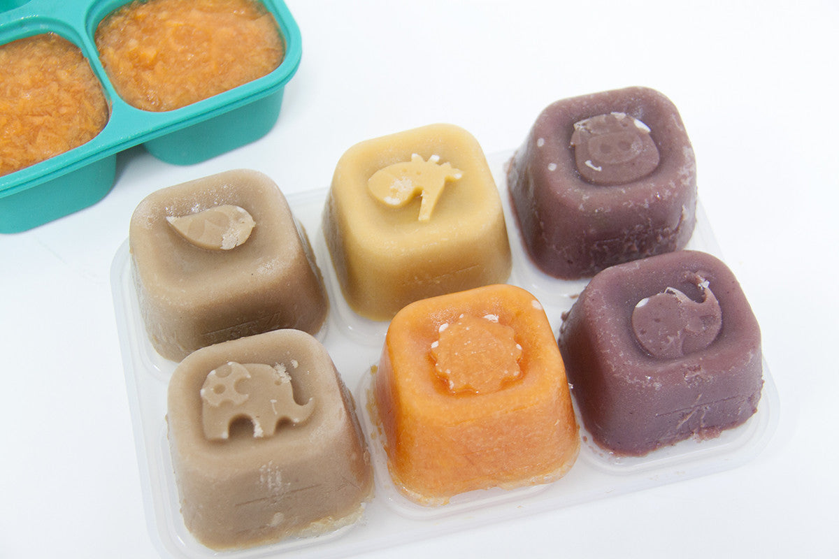 Marcus & Marcus - Silicone Food Freezer Cube Tray - Ollie - Laadlee