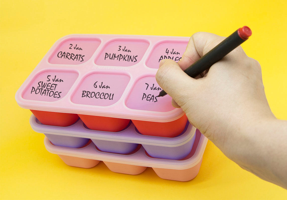 Marcus & Marcus - Silicone Food Freezer Cube Tray - Lucas - Laadlee