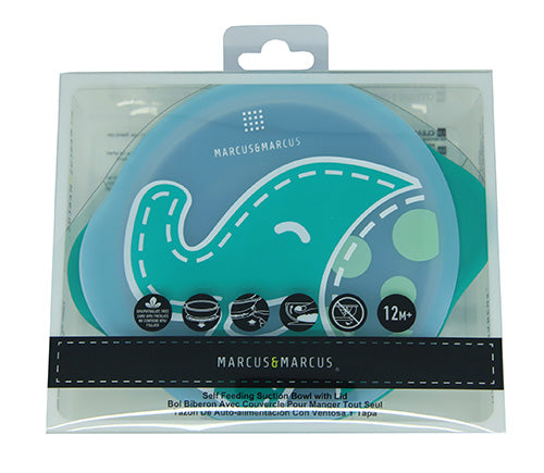 Marcus & Marcus - Suction Bowl with Lid - Ollie - Laadlee