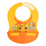 Marcus & Marcus - Wide Coverage Silicone Bib - Little Chef - Lola - Laadlee