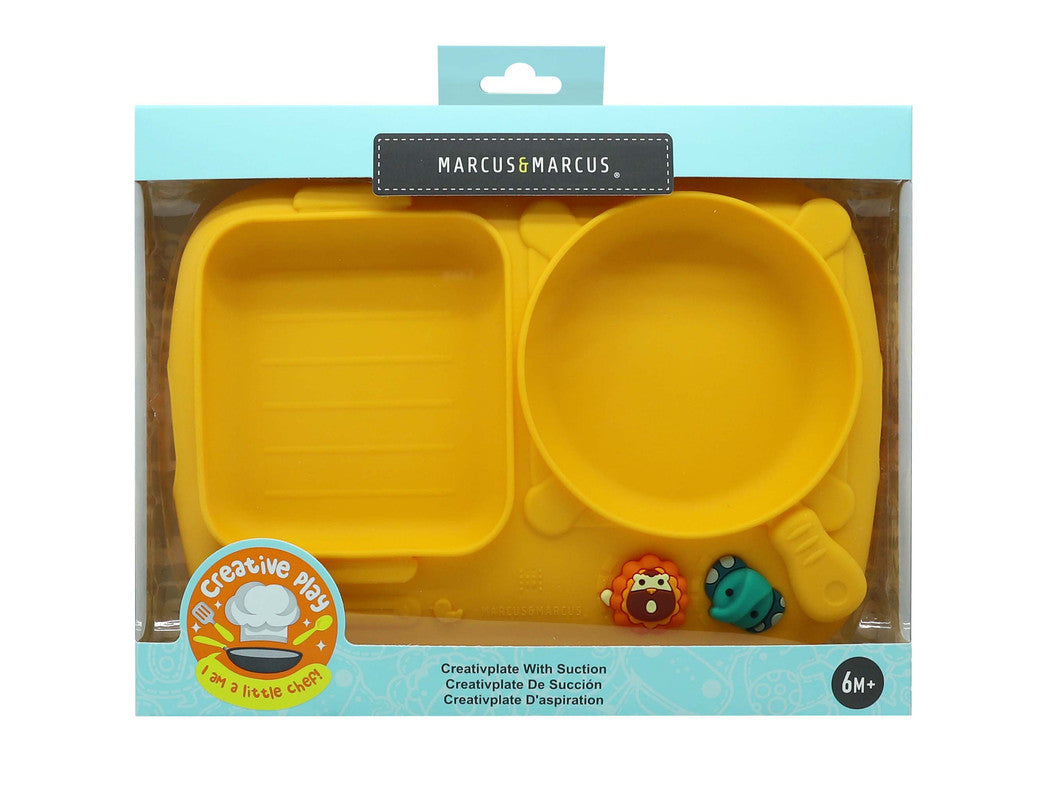 Marcus & Marcus - Creativplate With Suction - Little Chef - Lola - Laadlee