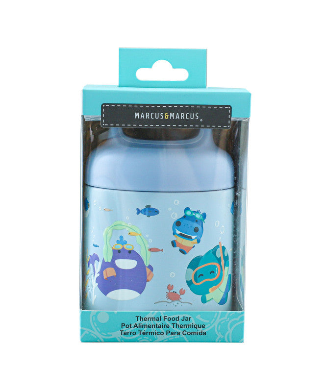 Marcus & Marcus - Thermal Insulated Food Jar - Sealife - 300ml - Laadlee