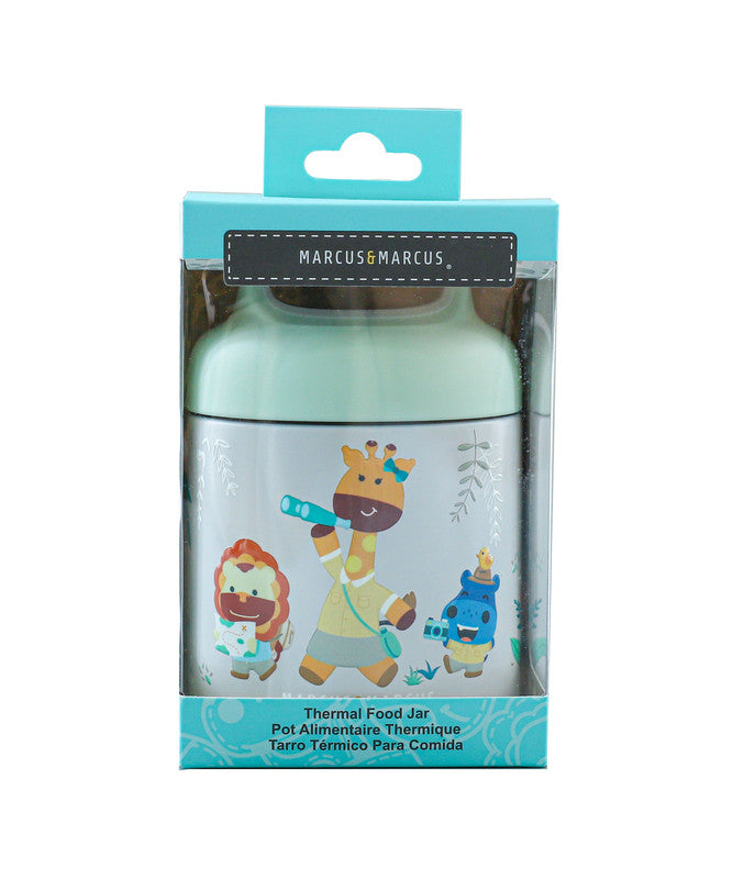 Marcus & Marcus - Thermal Insulated Food Jar - Jungle - 300ml - Laadlee