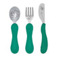 Marcus & Marcus - Silicone and Stainless Steel Easy Grip Cutlery Set - Ollie - Laadlee