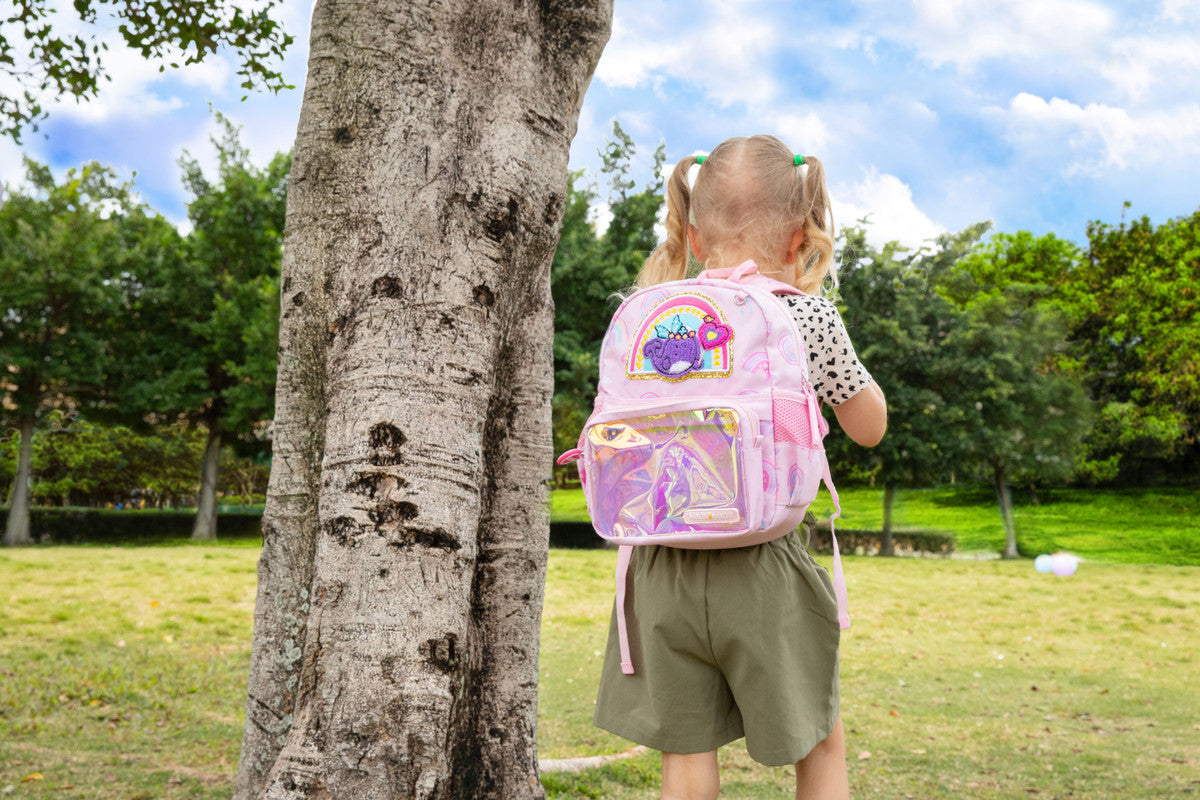 Marcus & Marcus - 2-In-1 Little Kid Backpack - Rainbow - 9.5 Inch - Laadlee