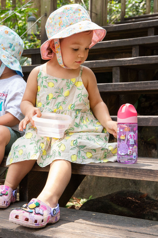 Marcus & Marcus - Germ Repel Tritan Straw Water Bottle - Little Fairy, 400ml - Pink - Laadlee