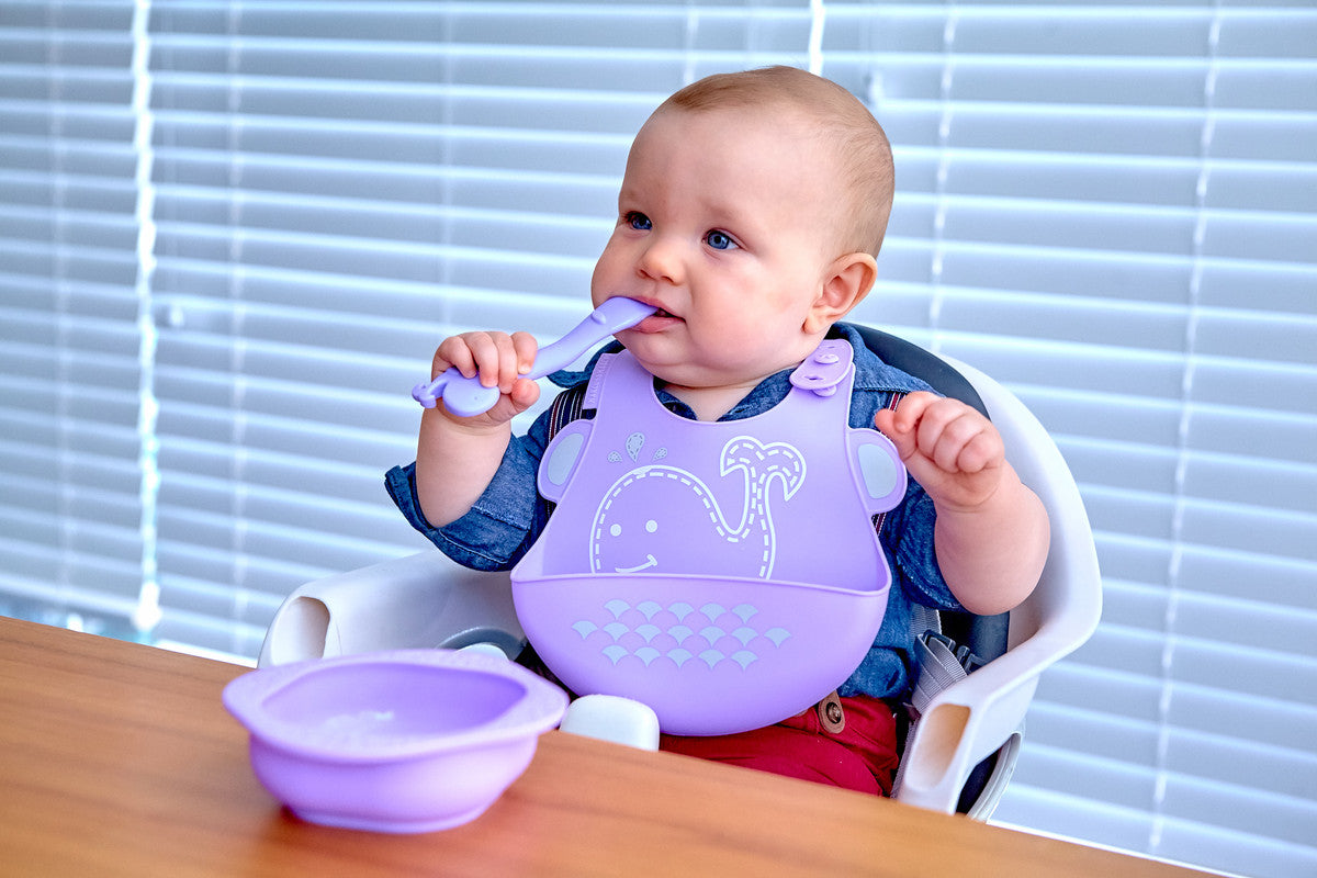 Marcus & Marcus - Silicone Baby Feeding Set - Willo - Laadlee