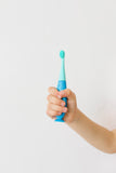Marcus & Marcus - Silicone Reusable Toddler Toothbrush - Blue - Laadlee