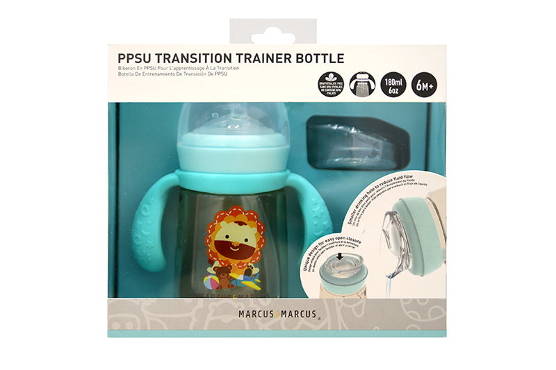 Marcus & Marcus - PPSU Transition Trainer Bottle 180ml - Lola - Laadlee