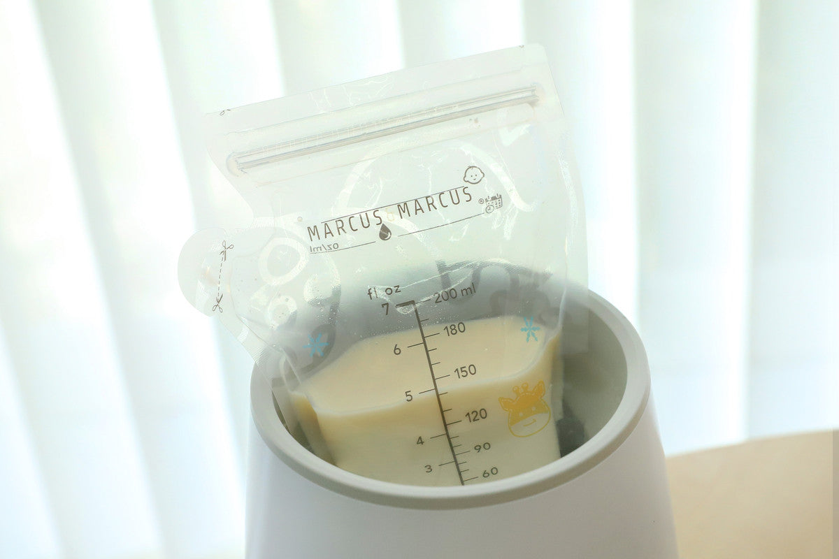 Marcus & Marcus - Breast Milk Storage Bag Temperature sensing- 200ml - Pack of 50 pcs - Laadlee