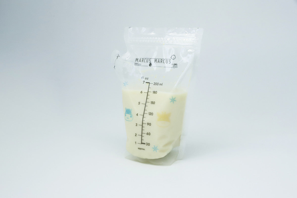 Marcus & Marcus - Breast Milk Storage Bag Temperature sensing- 200ml - Pack of 50 pcs - Laadlee