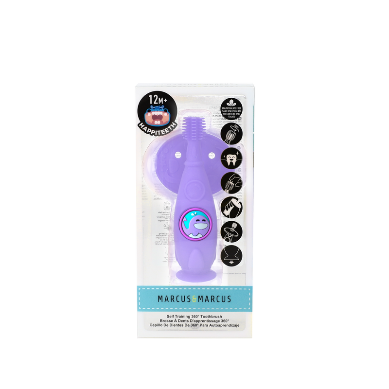 Marcus & Marcus - Silicone Self Training 360 Degree Toothbrush - Willo - Laadlee