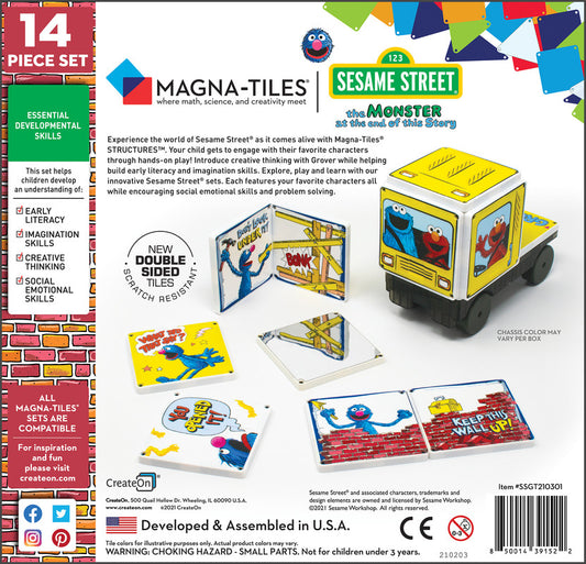 Magna-Tiles Structures The Monster at The End of This Story - Laadlee