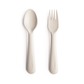 Mushie Fork & Spoon Ivory - Laadlee