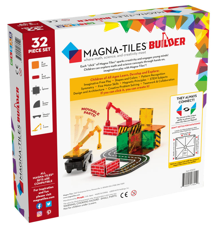 Magna-Tiles Builder 32 Pcs. - Laadlee