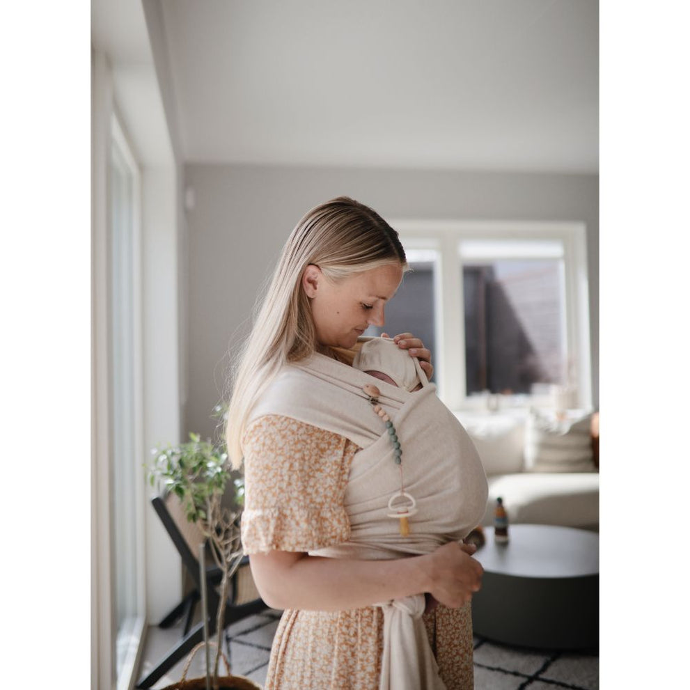 Frigg Moon Phase Silicone Baby Pacifier 0-6M, 1Pack, Cream - Size 1 - Laadlee