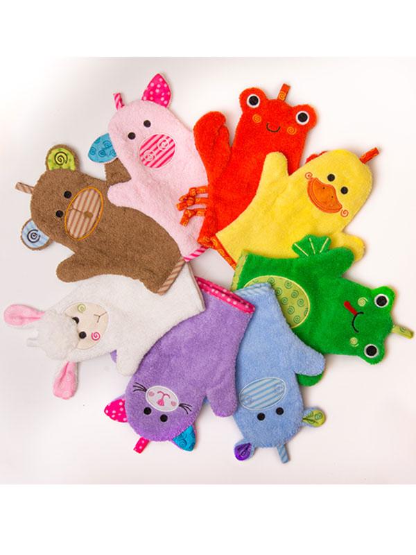 Zoocchini Baby Bath Mitt - Ellie the Elephant - Laadlee