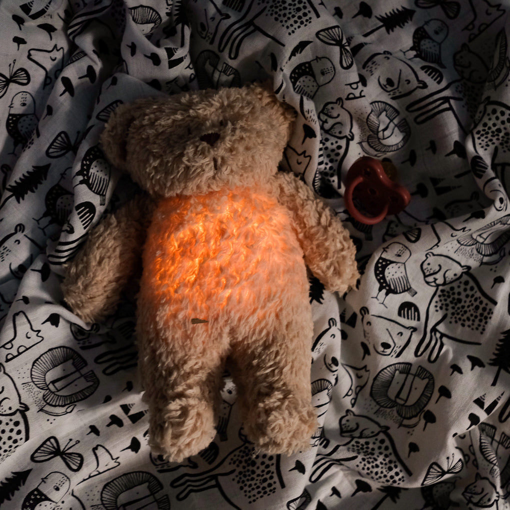 Moonie - Organic Humming Bear - Cappuccino - Laadlee