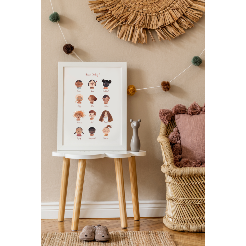 Mushie Poster Large Feelings - Laadlee