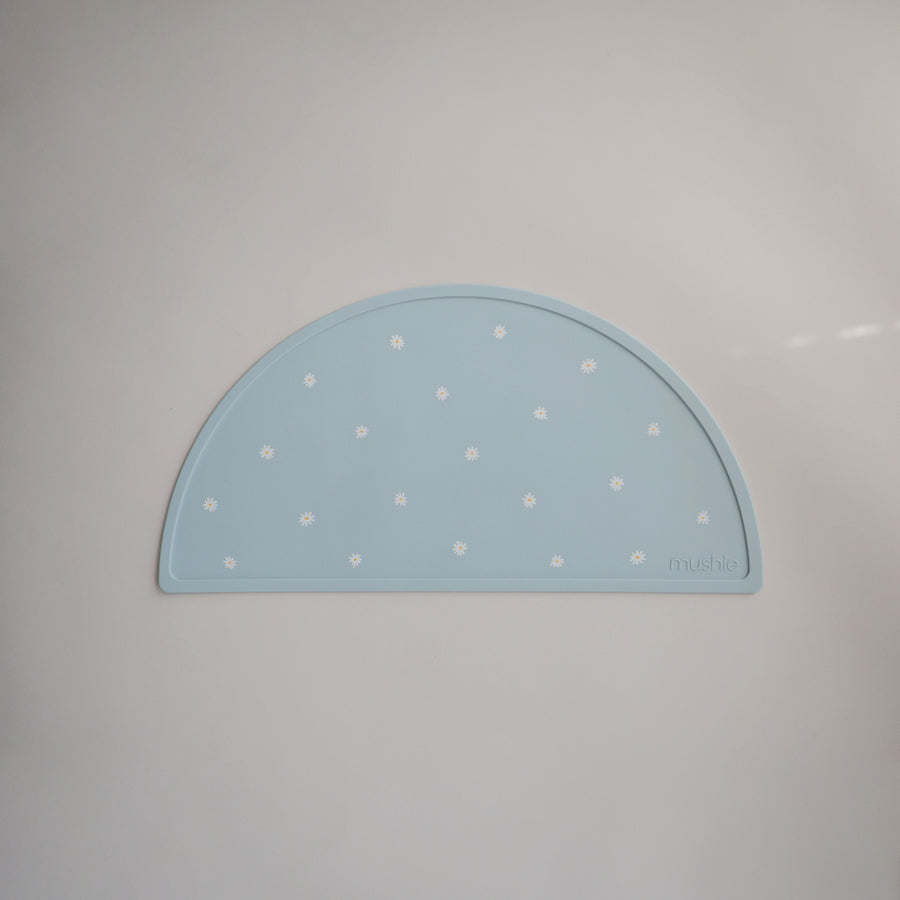Mushie Silicone Mat White Daisy - Laadlee