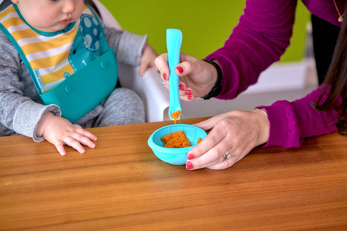 Marcus & Marcus - Masher Spoon & Bowl Set- Blue - Laadlee