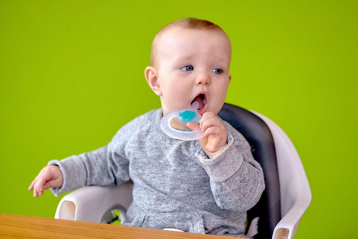 Marcus & Marcus - Silicone Baby Teething Toothbrush - Ollie - Laadlee