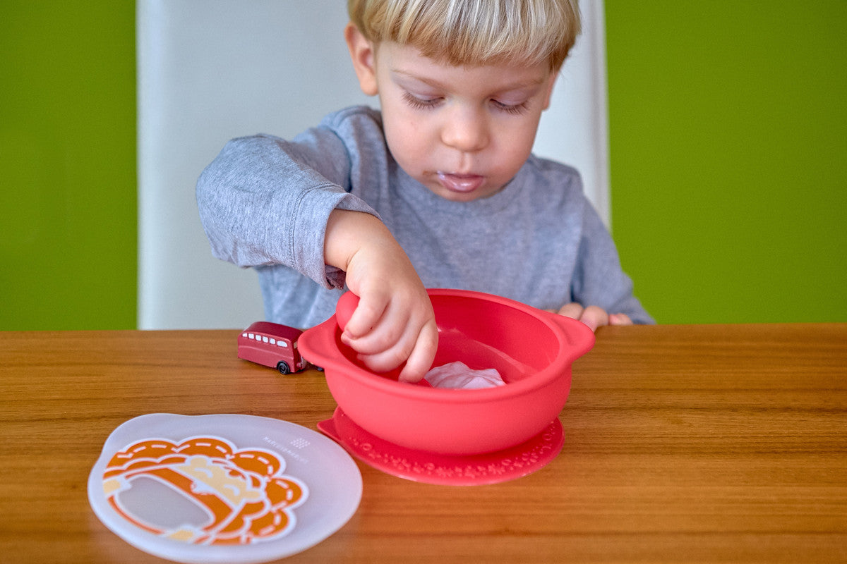Marcus & Marcus - Silicone Toddler First Self Feeding Set - Marcus - Laadlee