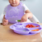 Marcus & Marcus - Silicone Yummy Dips Suction Divided Plate - Willo - Laadlee