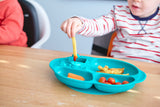 Marcus & Marcus - Silicone Yummy Dips Suction Divided Plate - Ollie - Laadlee