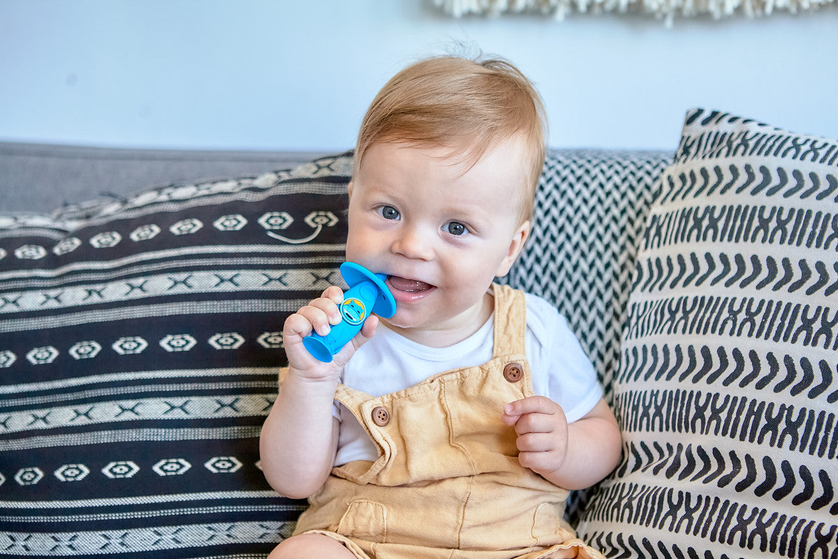 Marcus & Marcus - Silicone Self Training 360 Degree Toothbrush - Lucas - Laadlee