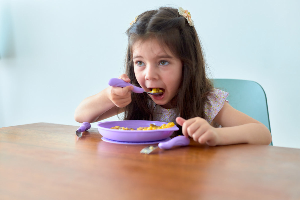 Marcus & Marcus - Silicone and Stainless Steel Easy Grip Cutlery Set - Willo - Laadlee