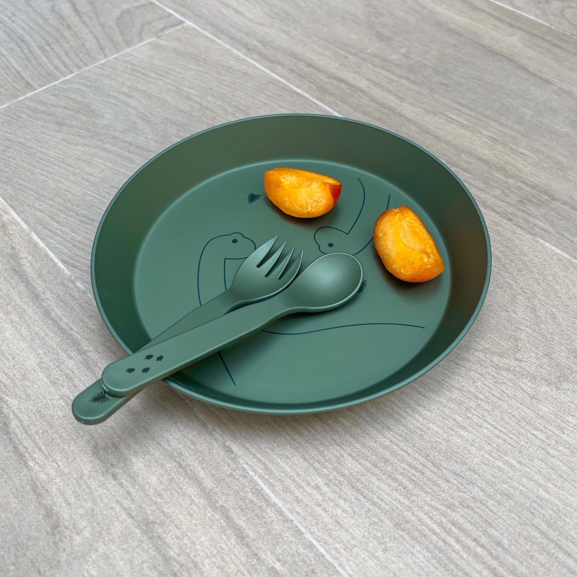 Citron PLA Tableware Set - Dino - Laadlee